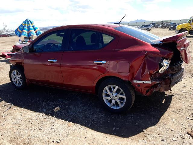 3N1CN7AP8HL802557 - 2017 NISSAN VERSA S RED photo 2