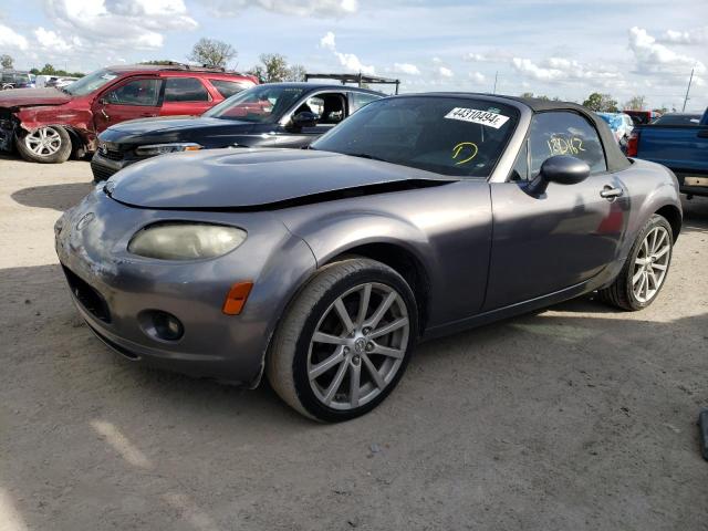 JM1NC25F180139734 - 2008 MAZDA MX-5 MIATA GRAY photo 1