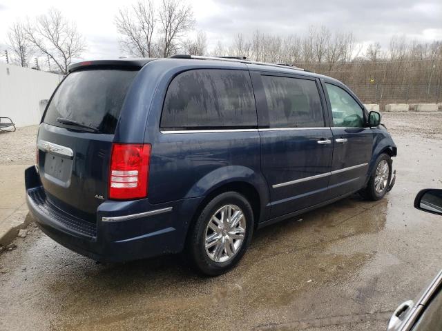 2A8HR64X38R637767 - 2008 CHRYSLER TOWN & COU LIMITED BLUE photo 3