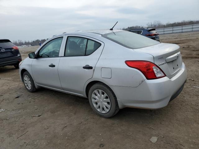 3N1CN7AP5HL829506 - 2017 NISSAN VERSA S SILVER photo 2