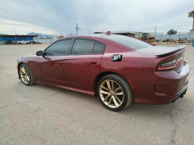 2C3CDXGJ8LH120545 - 2020 DODGE CHARGER SCAT PACK BURGUNDY photo 3