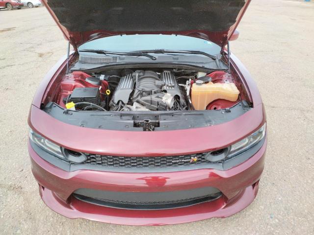 2C3CDXGJ8LH120545 - 2020 DODGE CHARGER SCAT PACK BURGUNDY photo 7