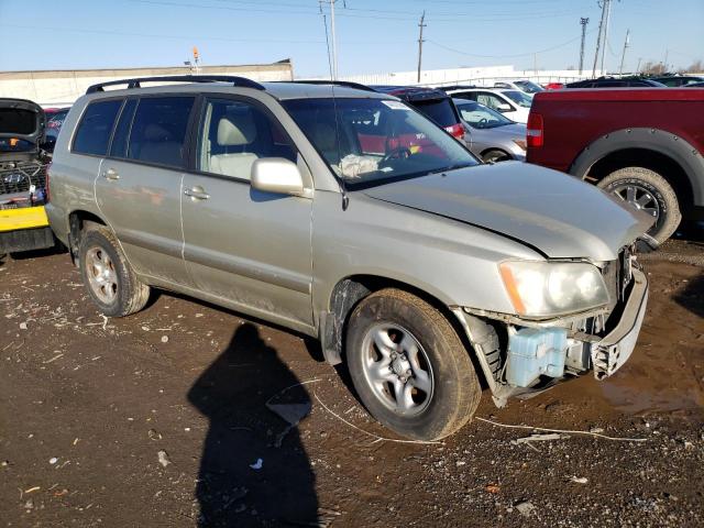 JTEHD21A330023248 - 2003 TOYOTA HIGHLANDER BEIGE photo 4