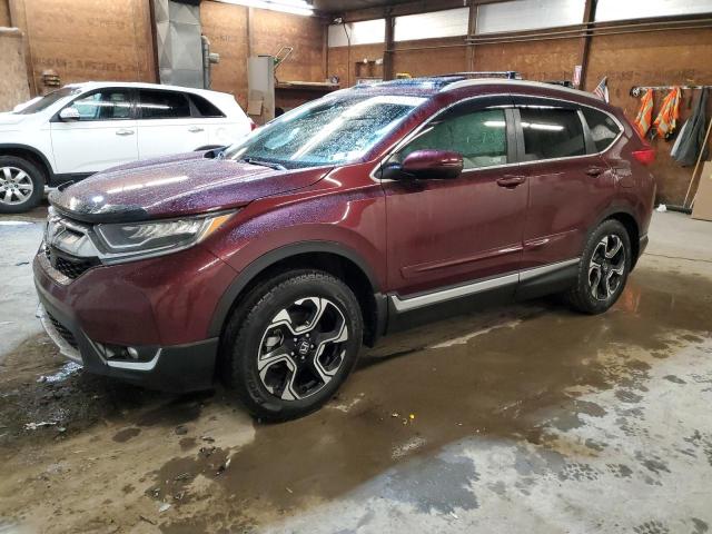 2HKRW2H93KH638303 - 2019 HONDA CR-V TOURING BURGUNDY photo 1