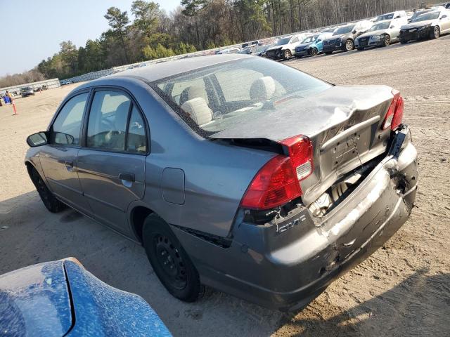 2HGES16365H631377 - 2005 HONDA CIVIC DX VP GRAY photo 2