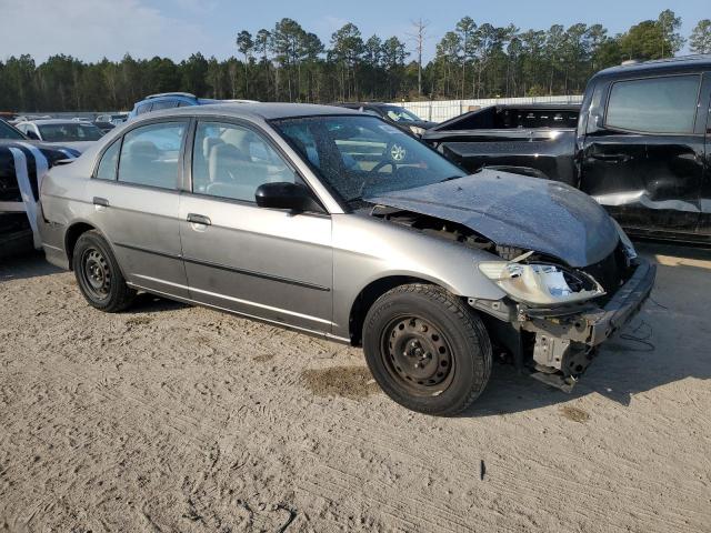 2HGES16365H631377 - 2005 HONDA CIVIC DX VP GRAY photo 4