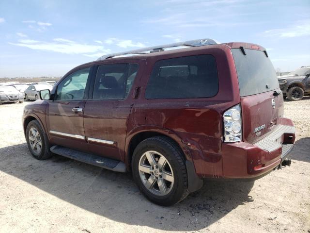 5N1BA0ND6BN600315 - 2011 NISSAN ARMADA SV MAROON photo 2