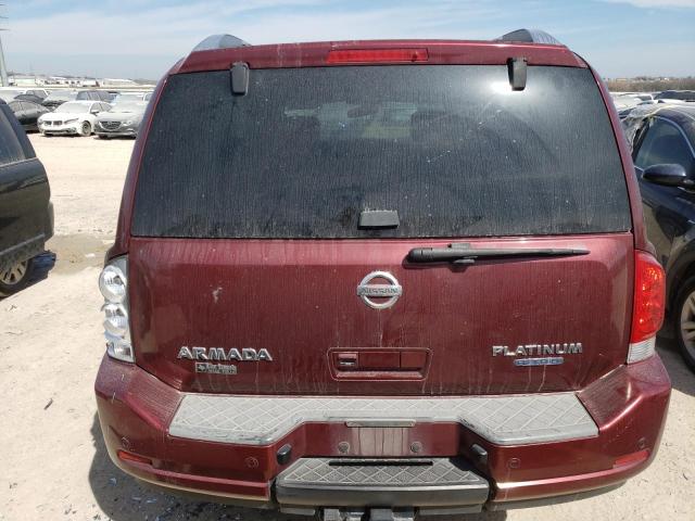 5N1BA0ND6BN600315 - 2011 NISSAN ARMADA SV MAROON photo 6