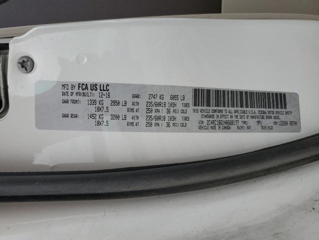 2C4RC1BG1HR668177 - 2017 CHRYSLER PACIFICA TOURING L 白色 照片 13