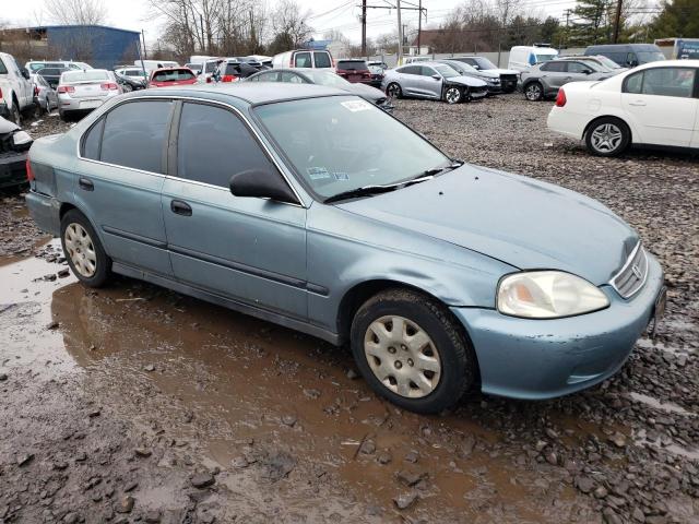 1HGEJ6670YL053996 - 2000 HONDA CIVIC LX BLUE photo 4