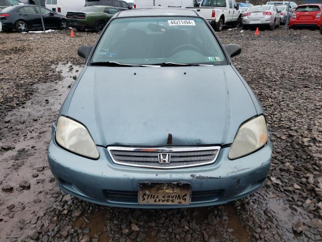 1HGEJ6670YL053996 - 2000 HONDA CIVIC LX BLUE photo 5