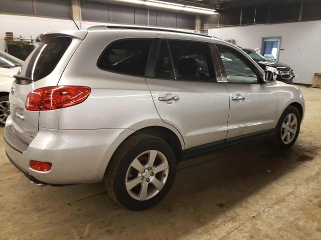 5NMSH13EX8H140888 - 2008 HYUNDAI SANTA FE SE SILVER photo 3