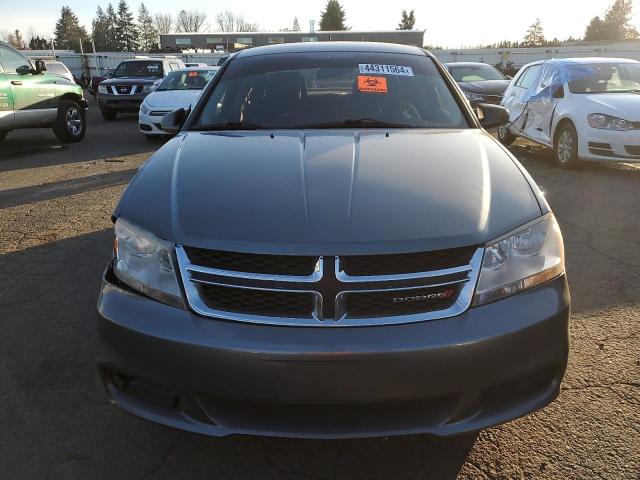 1C3CDZAB2DN607472 - 2013 DODGE AVENGER SE GRAY photo 5