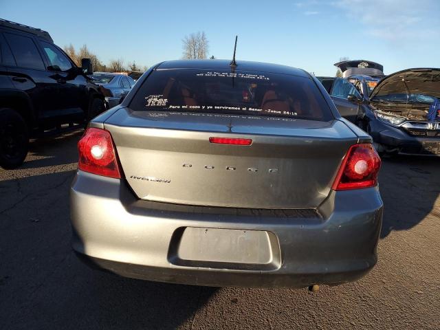 1C3CDZAB2DN607472 - 2013 DODGE AVENGER SE GRAY photo 6