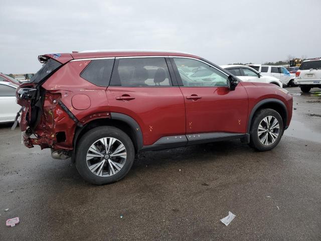 5N1AT3BB5MC736914 - 2021 NISSAN ROGUE SV RED photo 3