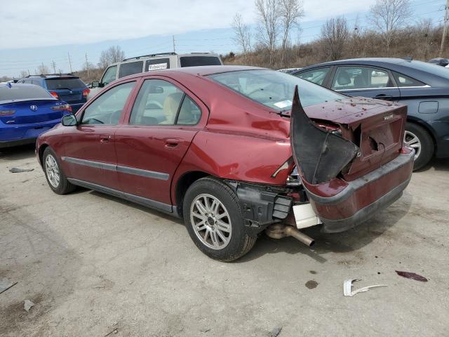 YV1RS61T042340847 - 2004 VOLVO S60 RED photo 2