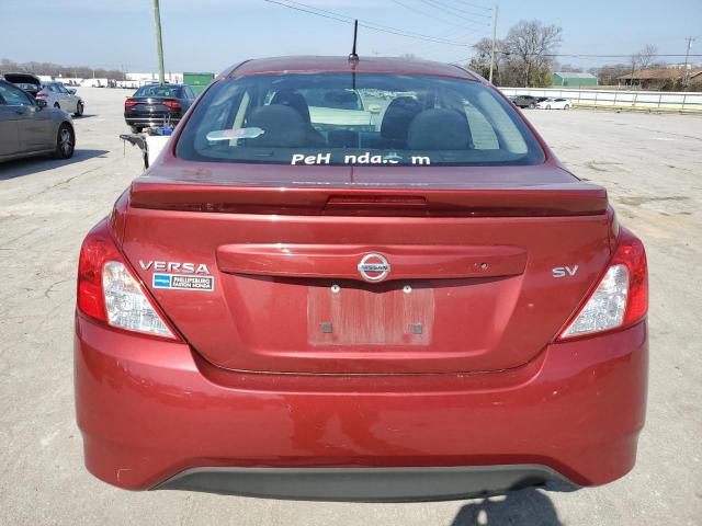 3N1CN7AP5HL808784 - 2017 NISSAN VERSA S BURGUNDY photo 6