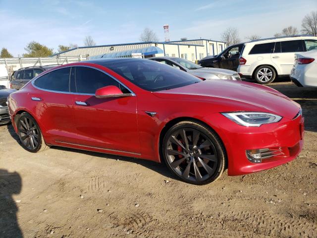 5YJSA1E49JF241758 - 2018 TESLA MODEL S 红色 照片 4