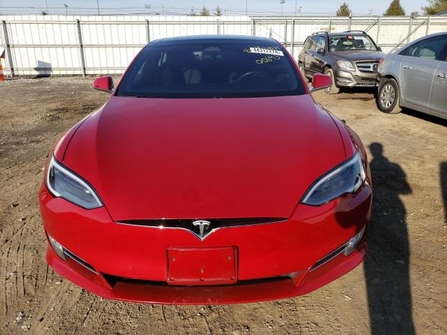 5YJSA1E49JF241758 - 2018 TESLA MODEL S RED photo 5