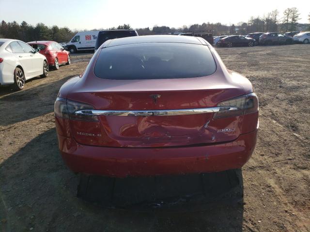 5YJSA1E49JF241758 - 2018 TESLA MODEL S RED photo 6