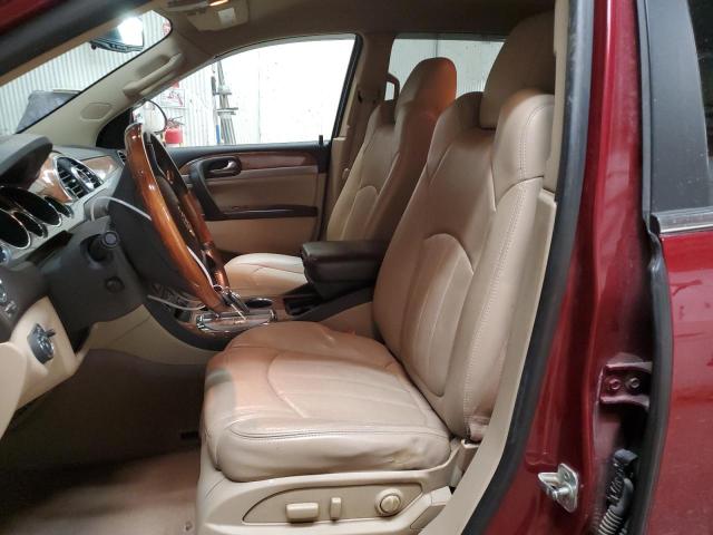 5GAKVCED6BJ101727 - 2011 BUICK ENCLAVE CXL BURGUNDY photo 7