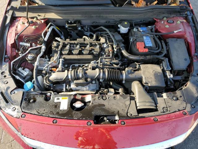 1HGCV1F55MA073972 - 2021 HONDA ACCORD EXL RED photo 11