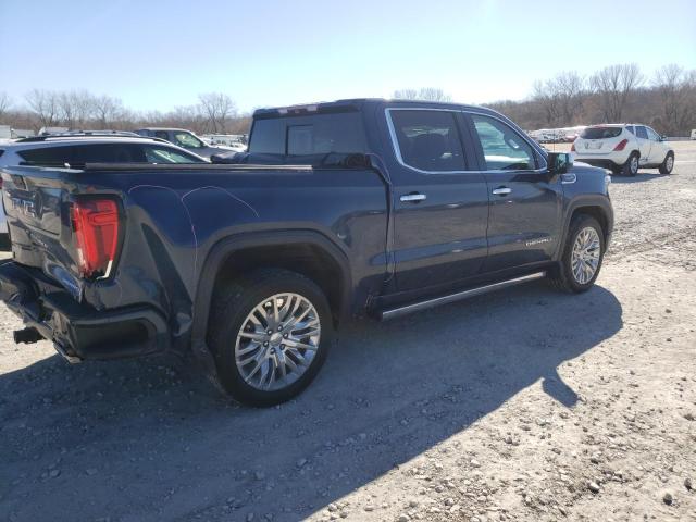 1GTU9FEL4KZ306226 - 2019 GMC SIERRA K1500 DENALI BLUE photo 3