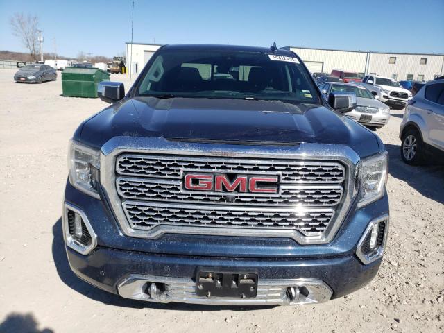 1GTU9FEL4KZ306226 - 2019 GMC SIERRA K1500 DENALI BLUE photo 5