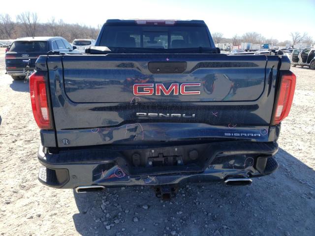 1GTU9FEL4KZ306226 - 2019 GMC SIERRA K1500 DENALI BLUE photo 6