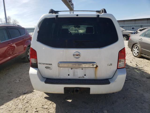 5N1AR18W47C610674 - 2007 NISSAN PATHFINDER LE 白色 照片 6