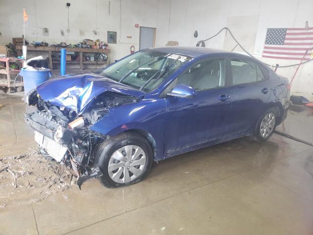 3KPA24AB5KE207581 - 2019 KIA RIO S BLUE photo 1