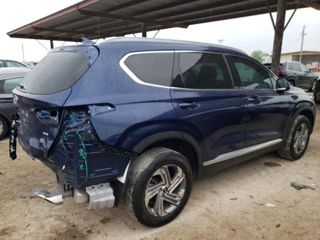 5NMS2DAJXNH417246 - 2022 HYUNDAI SANTA FE SEL Կապույտ լուսանկար 3