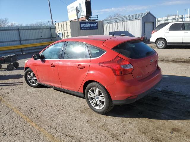 1FAHP3M2XCL275069 - 2012 FORD FOCUS SEL RED photo 2