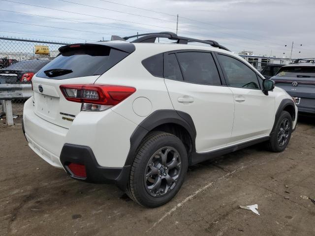 JF2GTHRC4NH286432 - 2022 SUBARU CROSSTREK SPORT WHITE photo 3