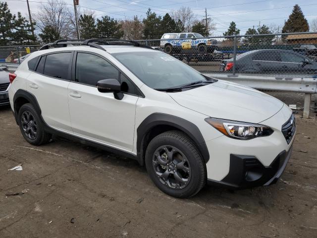 JF2GTHRC4NH286432 - 2022 SUBARU CROSSTREK SPORT WHITE photo 4