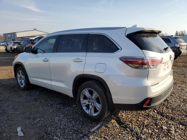 5TDDKRFH5FS172656 - 2015 TOYOTA HIGHLANDER LIMITED WHITE photo 2