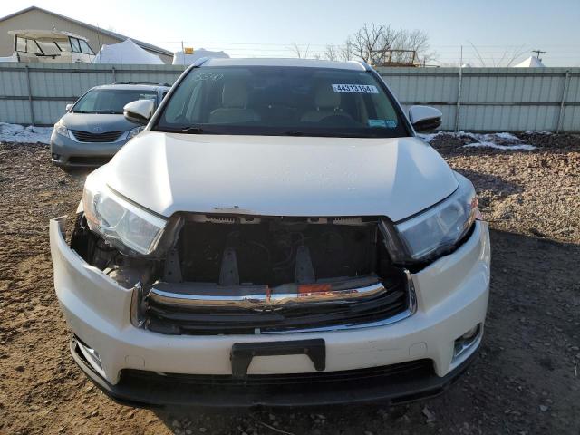 5TDDKRFH5FS172656 - 2015 TOYOTA HIGHLANDER LIMITED WHITE photo 5