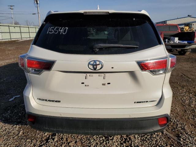 5TDDKRFH5FS172656 - 2015 TOYOTA HIGHLANDER LIMITED WHITE photo 6