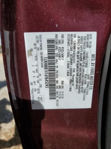 1LNHM81V16Y645245 - 2006 LINCOLN TOWN CAR SIGNATURE MAROON photo 12