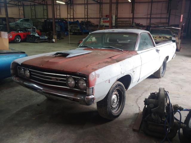 9A425295350 - 1969 FORD RANCHERO GRAY photo 2