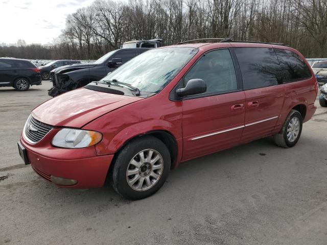 2C8GP54L62R679615 - 2002 CHRYSLER TOWN & COU LXI RED photo 1