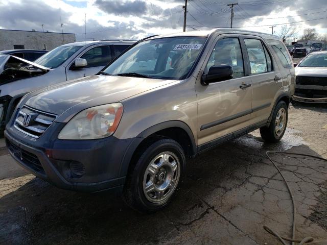 SHSRD68566U400954 - 2006 HONDA CR-V LX TAN photo 1