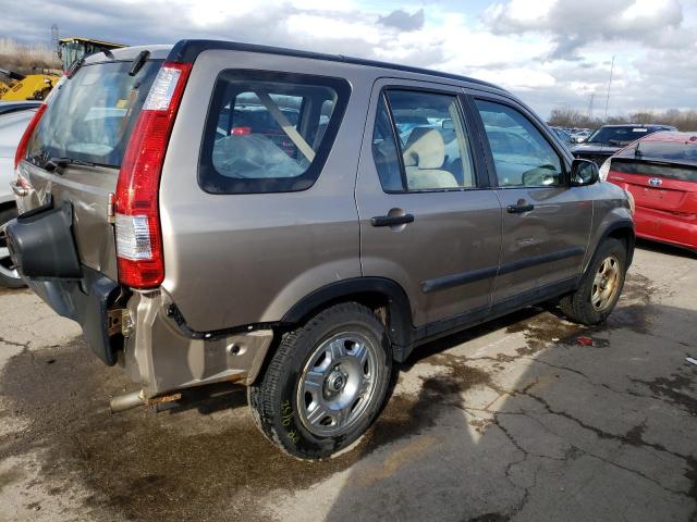 SHSRD68566U400954 - 2006 HONDA CR-V LX TAN photo 3