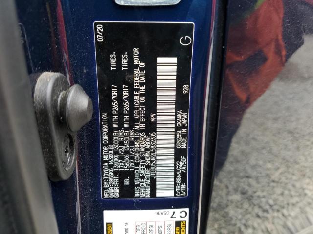 JTEBU5JR2L5832305 - 2020 TOYOTA 4RUNNER SR5/SR5 PREMIUM 蓝色 照片 13