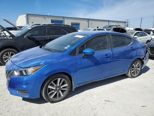 3N1CN8EV5LL915521 - 2020 NISSAN VERSA SV BLUE photo 1