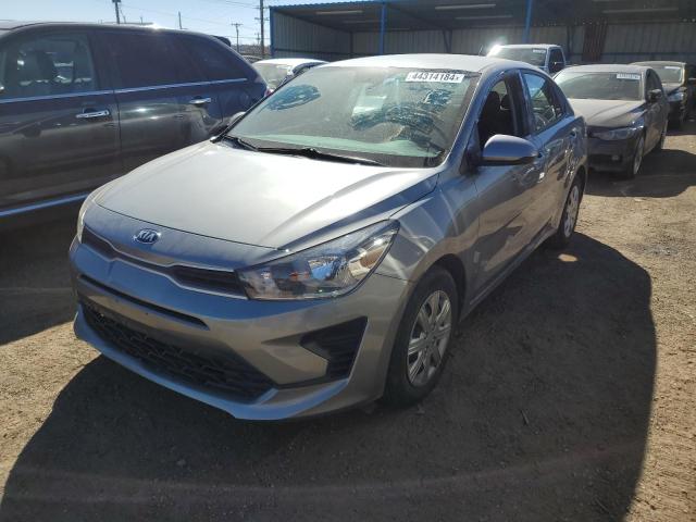 3KPA24AD0ME372913 - 2021 KIA RIO LX GRAY photo 1