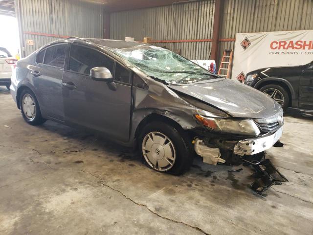 2HGFB2F60CH545113 - 2012 HONDA CIVIC HF GRAY photo 4