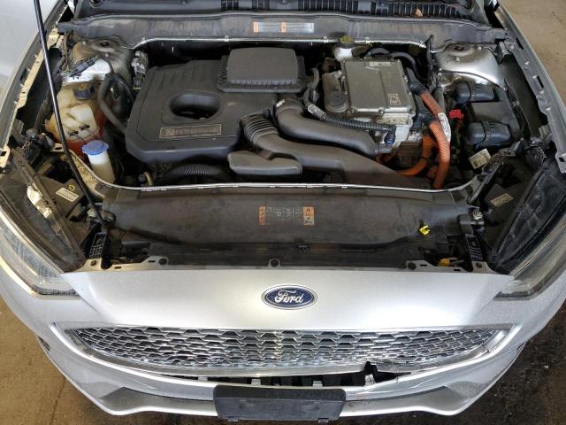 3FA6P0RU5KR259863 - 2019 FORD FUSION TITANIUM SILVER photo 11