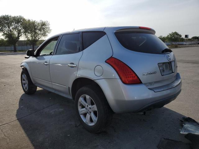 JN8AZ08W06W541076 - 2006 NISSAN MURANO SL SILVER photo 2