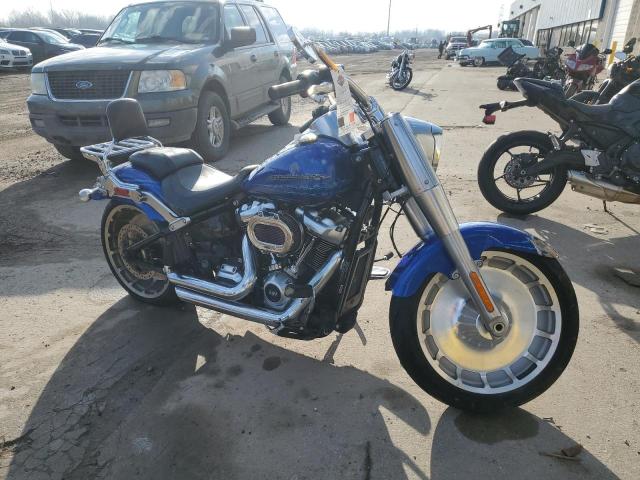 1HD1YGK2XKB025286 - 2019 HARLEY-DAVIDSON FLFBS BLUE photo 1